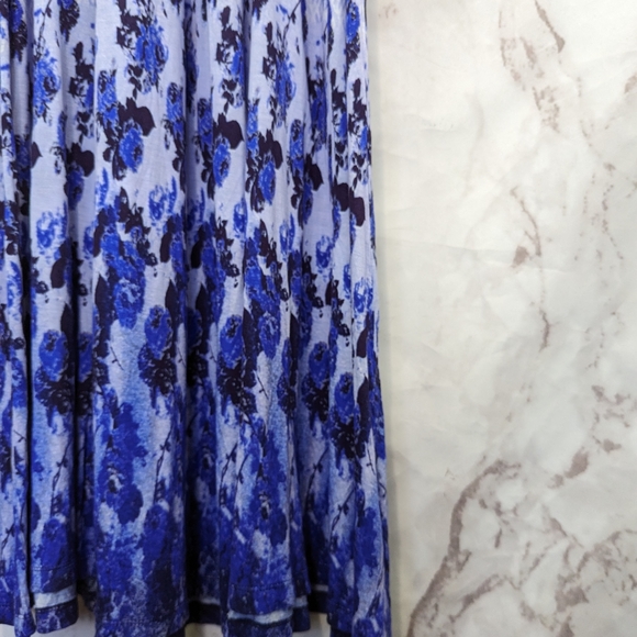 Soft Surroundings Dress Large Petite Maxi Tank Abstract Tie Dye Jersey Mirabelle - Picture 6 of 12